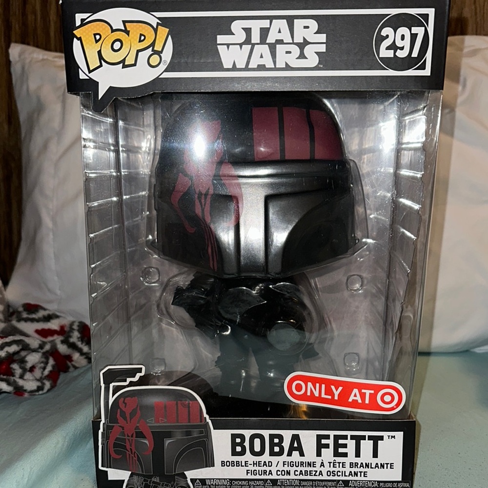 Funko Star Wars Boba Fett Pop! Figure - Black and Red